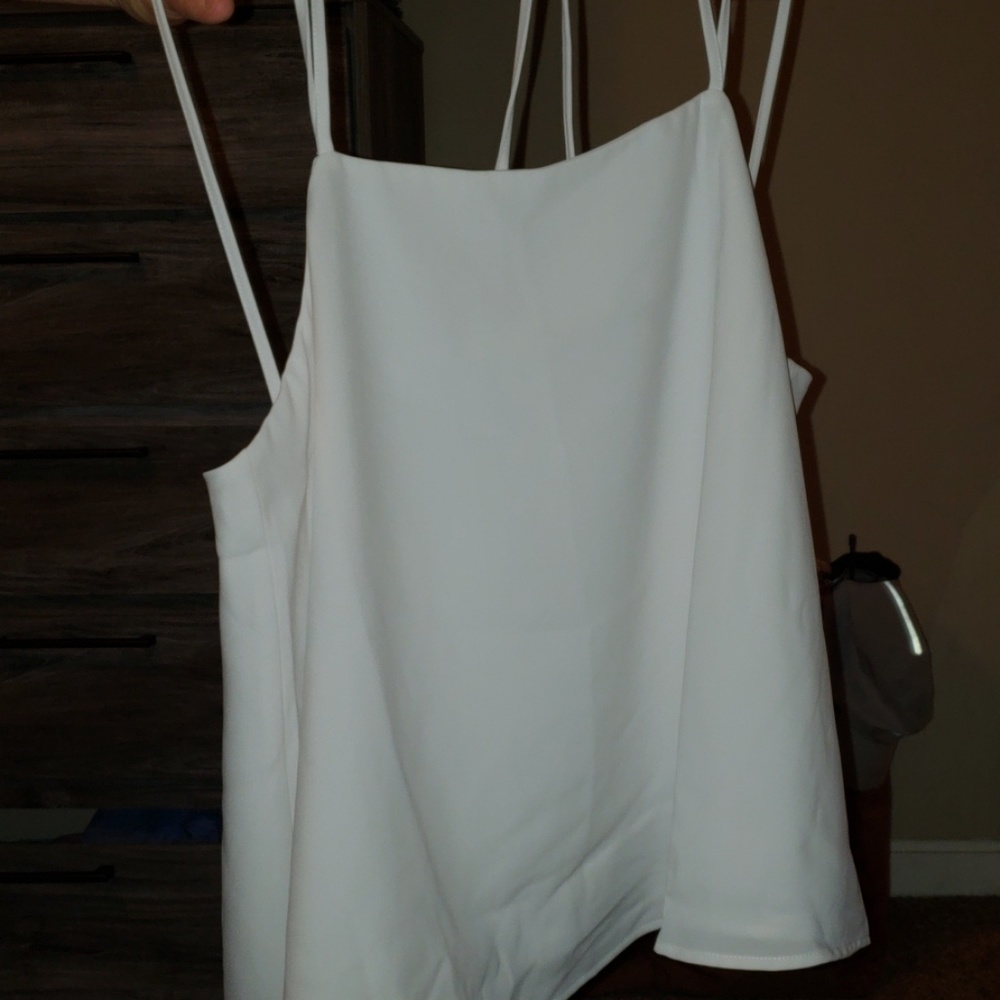 White tank top